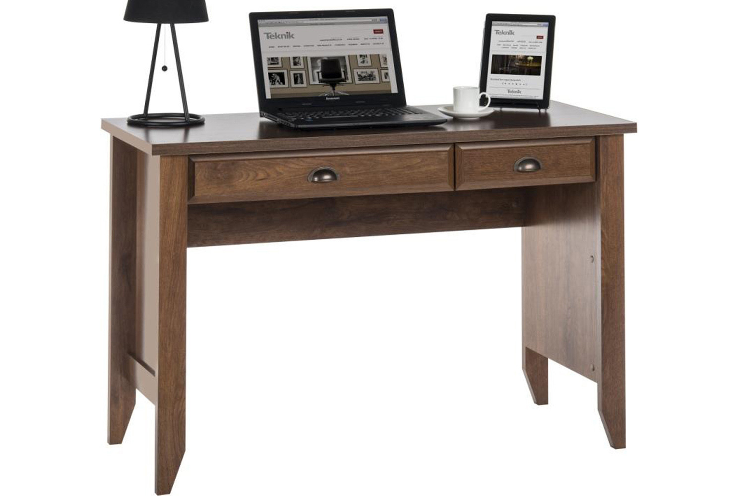 Byre Laptop Home Office Desk (Oak), Oiled Oak