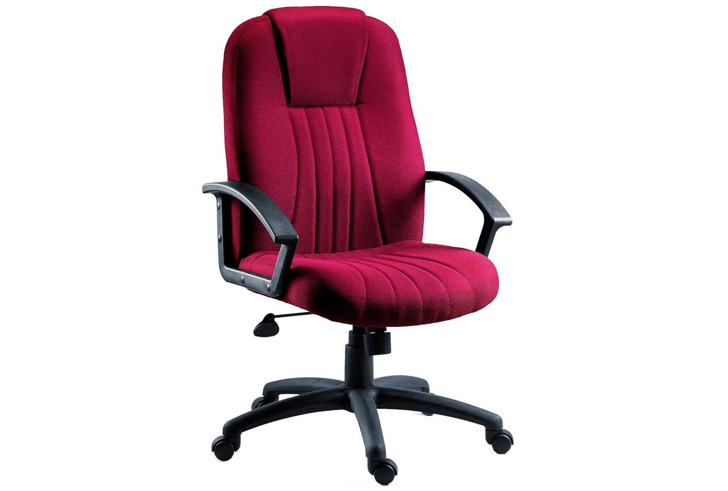 Metro Fabric Executive Office Chair, Burgundy, Fully Installed