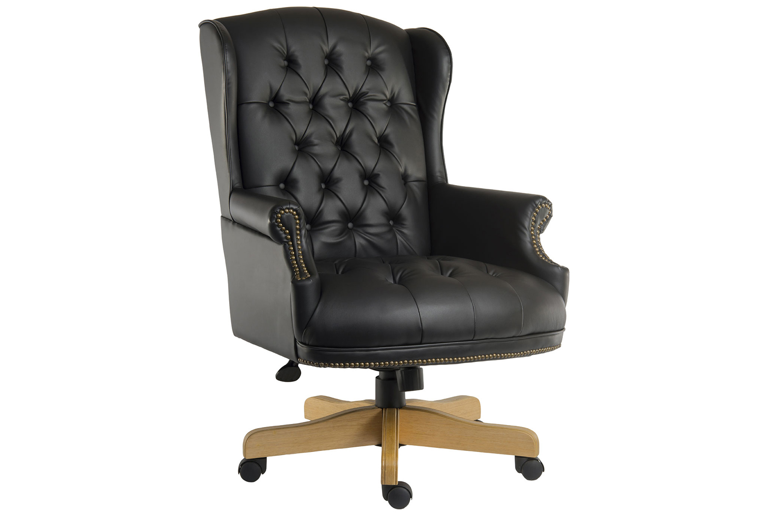 Office Chairman Swivel Office Chair Black, Fully Installed