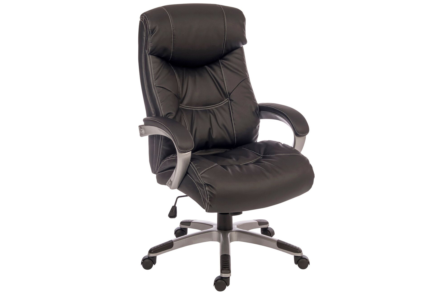 Winberg Executive Leather Look Office Chair, Black