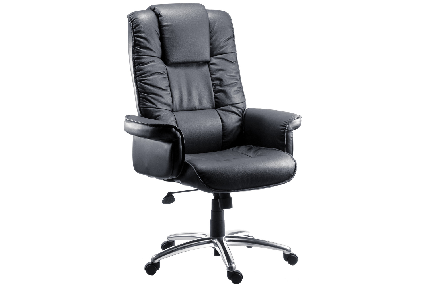Roma Black Bonded Leather Executive Office Chair