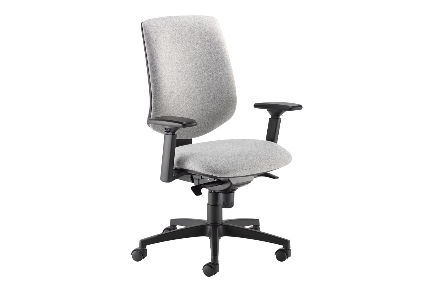 Comet High Back Fabric Operator Office Chair With 3D Arms, Blizzard