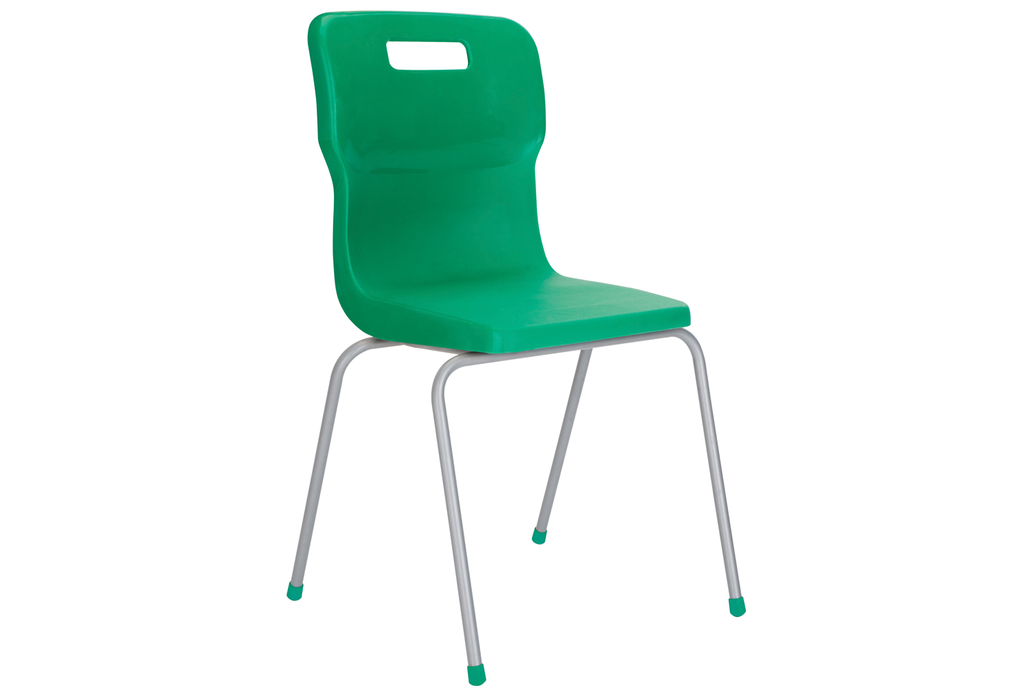 Titan 4 Leg Classroom Chair, 5-7 Years - 39wx32dx35h (cm), Red