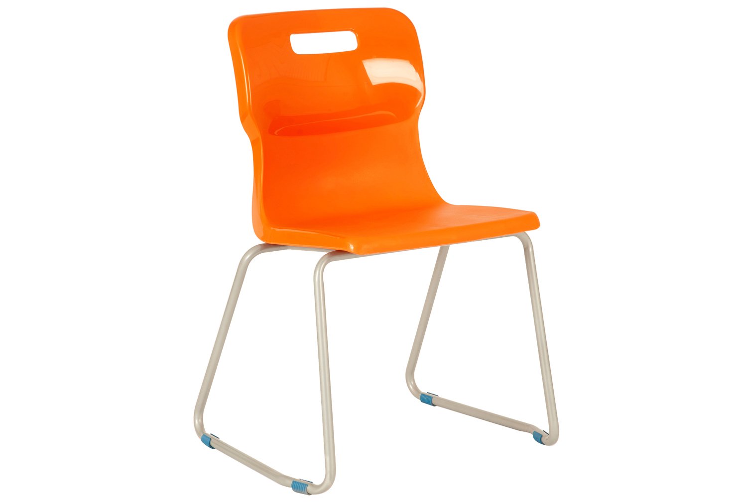 Titan Skid Base Classroom Chair, 13+ Years - 42wx41dx46h (cm), Red