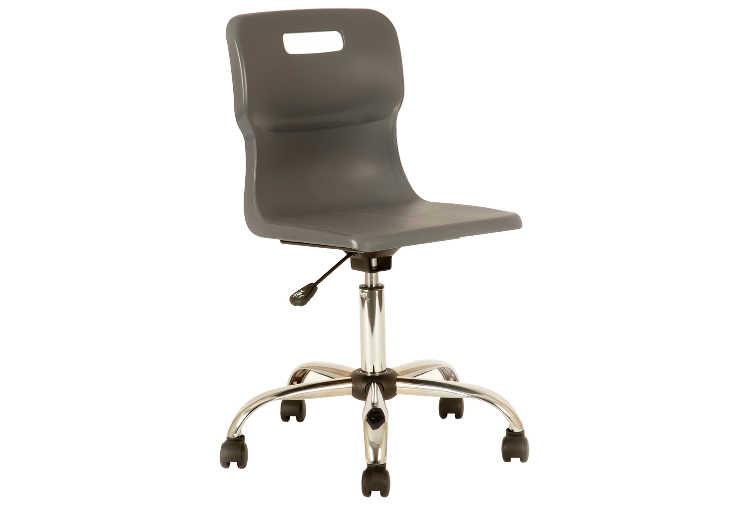 Titan Senior Swivel Classroom Chair, 48wx50dx46-60h (cm), Grey