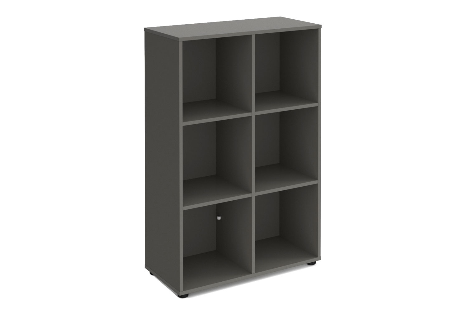 Brick Home Office 6 Cube Storage Unit (Vertical), Onyx Grey, Express Delivery