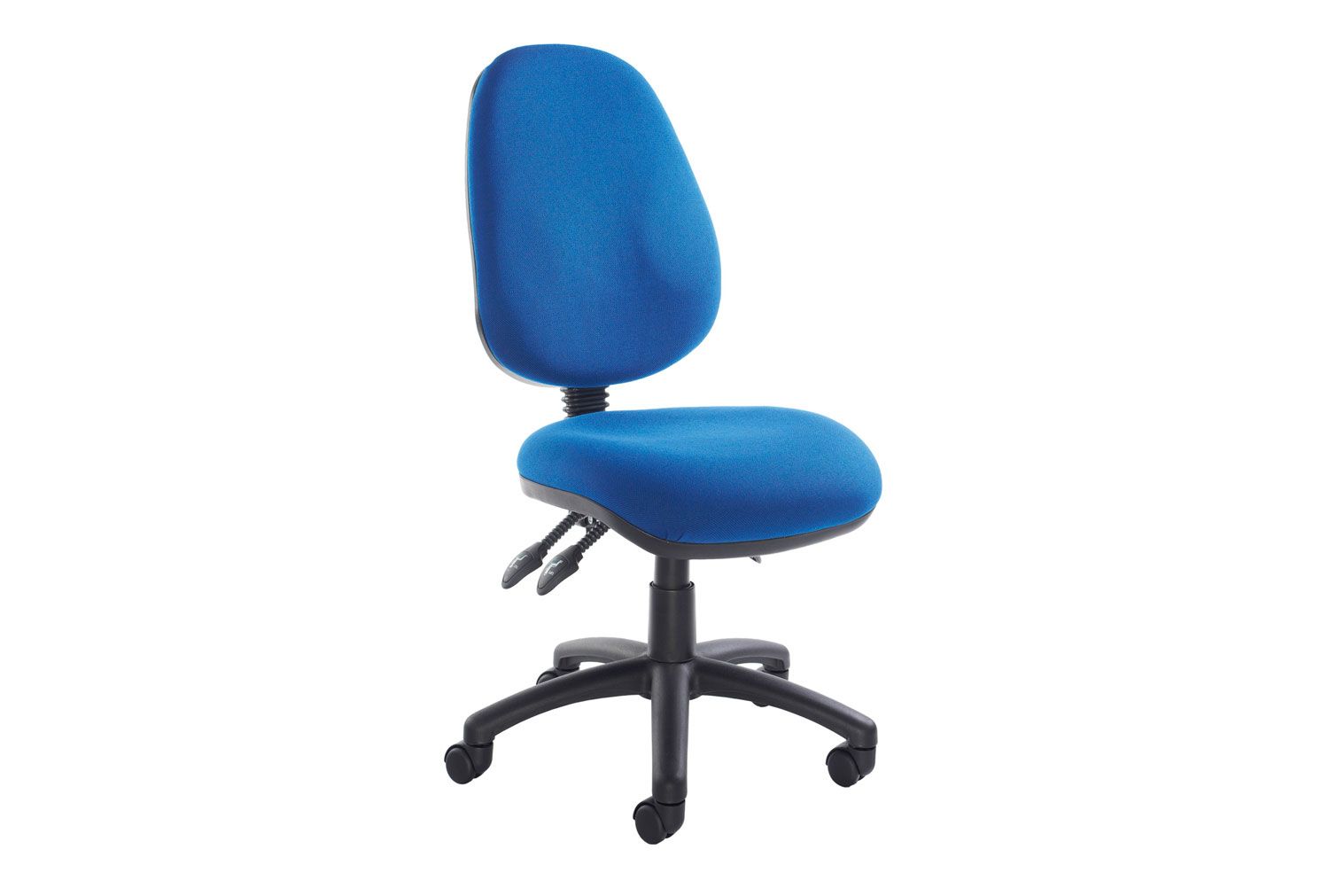 Kendall 3 Lever High Back Operator Office Chair, Without Arms, Blue, Express Delivery