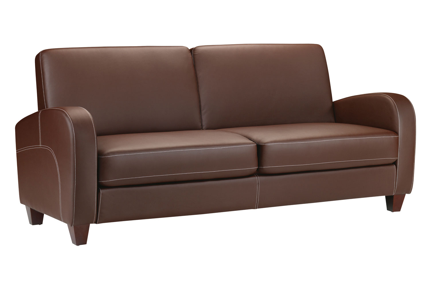 Donovan Faux Leather 3 Seater Sofa