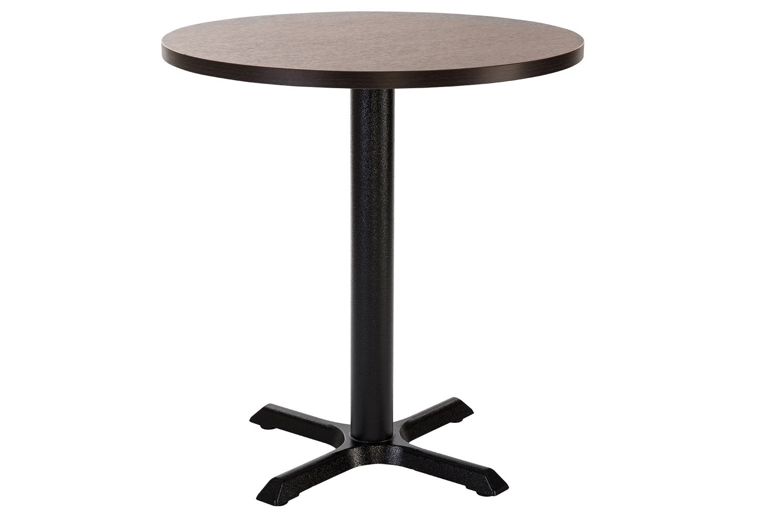 Ojai Round Dining Table (Black), 120dia (cm), Black, Express Delivery