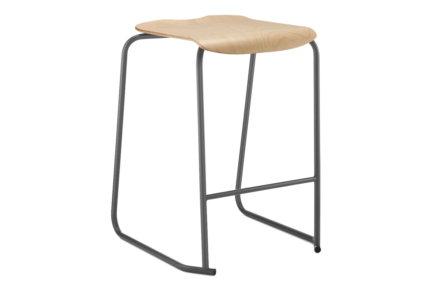 Hille SE Classroom Stool With Wooden Seat