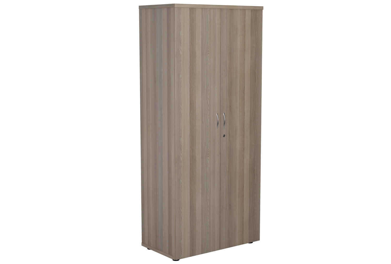 Progress Cupboards, 4 Shelf - 80wx45dx180h (cm), Grey Oak