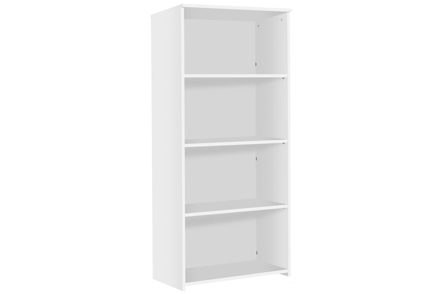 Primo Office Bookcases, 3 Shelf - 75wx40dx160h (cm), White