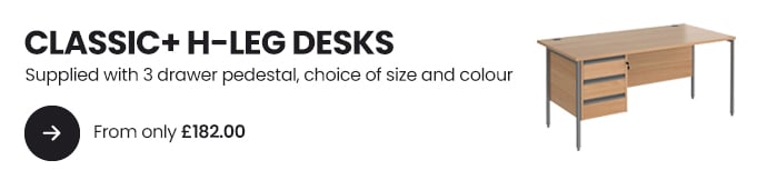Classic+ H-Leg Desks