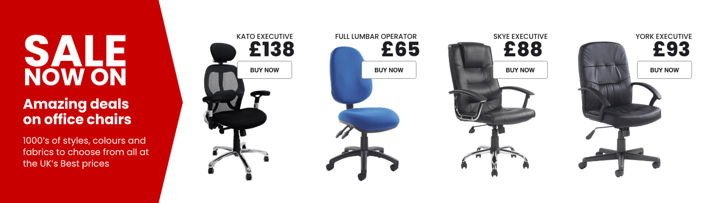 SALE NOW ON - Amazing deals on office chairs 1000's of styles, colours and fabrics to choose from all at the UK's Best prices